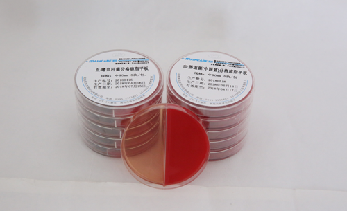 海南血·嗜血·肠道菌分格琼脂平板